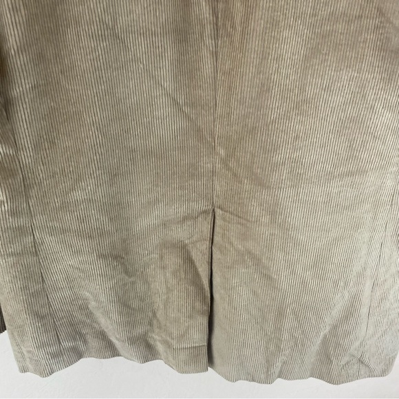 Chaps Brown Tan Corduroy Blazer Sport Coat Patch Elbow Size 40R - Picture 3 of 11